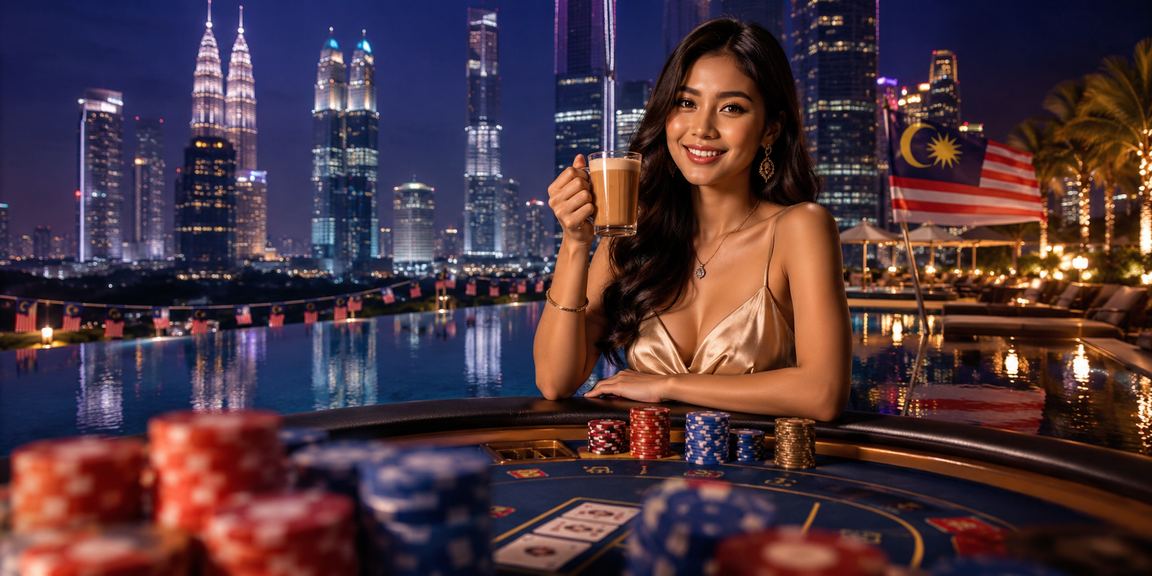 Pemain Malaysia menikmati permainan kasino dalam talian di Kuala Lumpur melalui bsp21